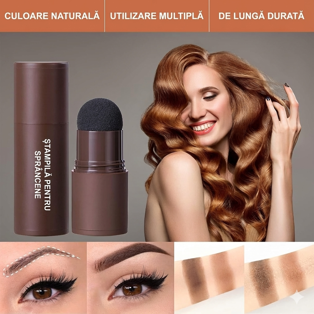 Kit cu șablon pentru sprâncene