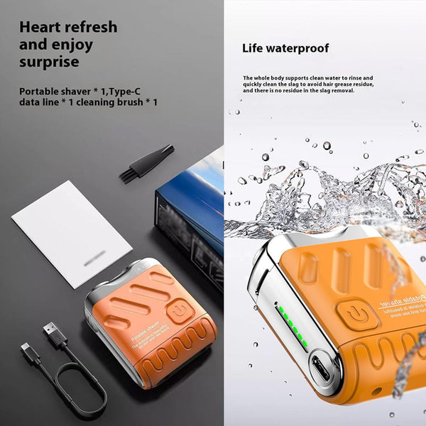 Mini aparat de ras portabil compact